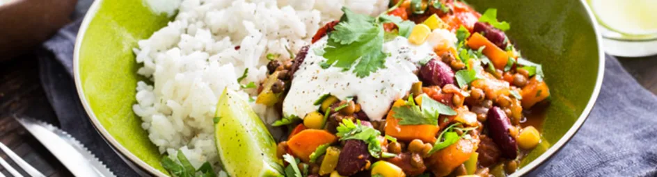 Chili sin carne met pure chocolade