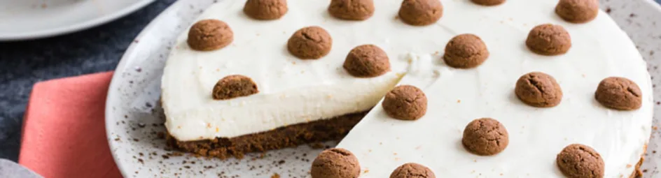 No-bake pepernotencheesecake