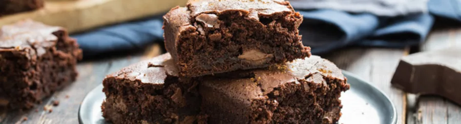 Chocoladeletterbrownies