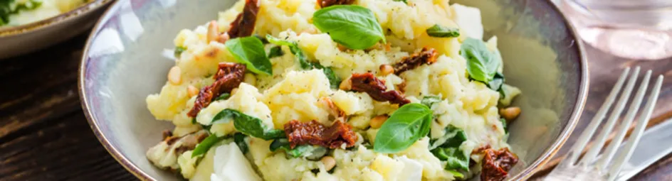 Italiaanse caprese stamppot