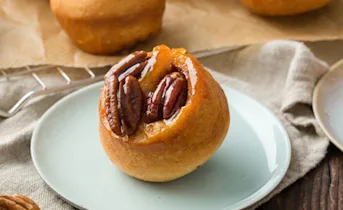 Pecan-koffiebroodjes