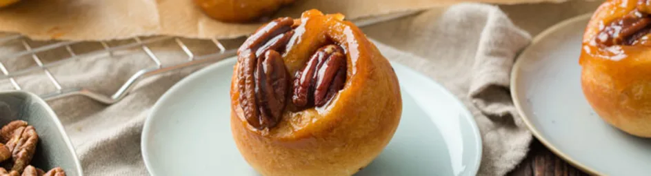 Pecan-koffiebroodjes
