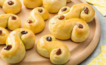 Saffraanbroodjes