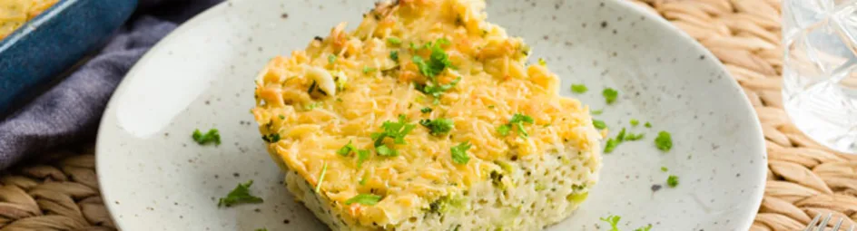 Groene mac ’n cheese met broccolisaus