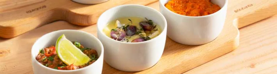 Warme dips: tomaat-zoete paprika