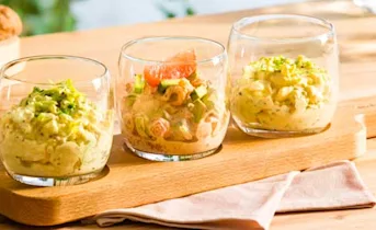 Avocado-Hollandse garnalensalade