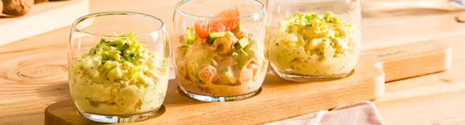 Avocado-Hollandse garnalensalade