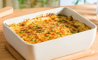 Zomerlasagne met groene groenten, ricotta en citroen