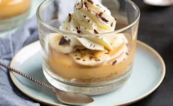 Banaan-toffee toetjes