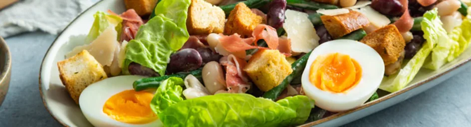 Salade met verschillende bonen