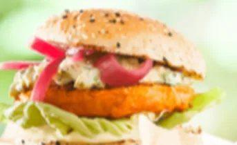 Zalmburger met remoulade