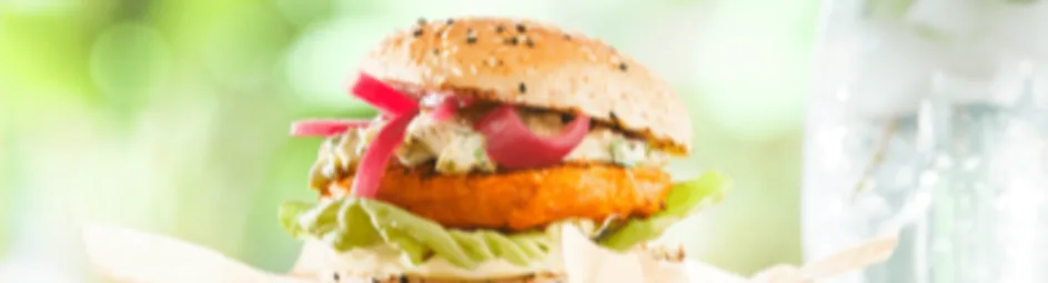 Zalmburger met remoulade