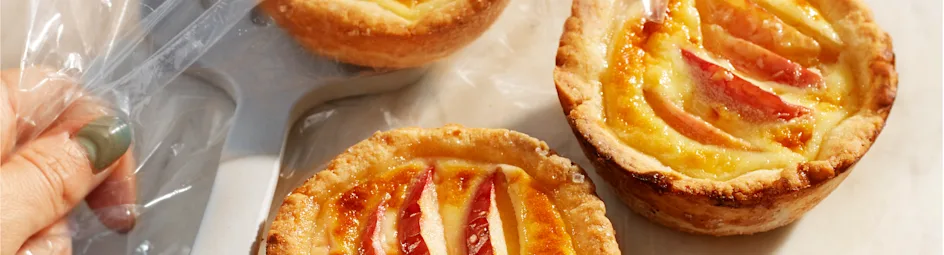 Tartelettes met zomerfruit