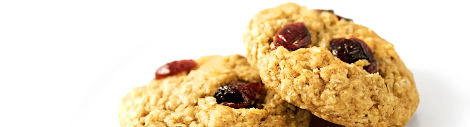 Pindakaas-havermout-banaankoekjes