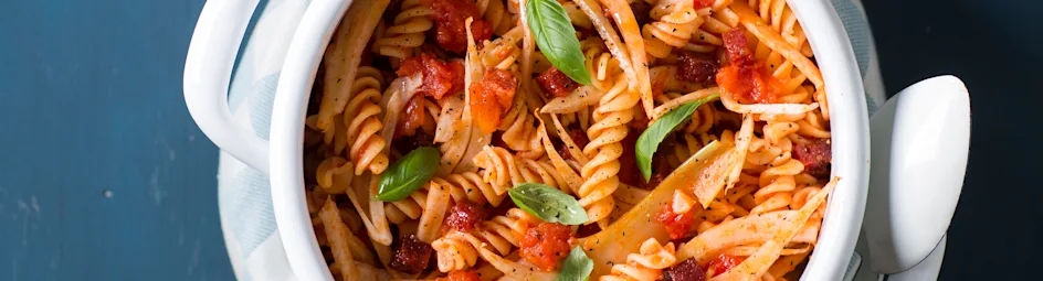 Fusilli met venkel en chorizo