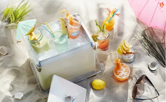 Mango-pepper mocktail