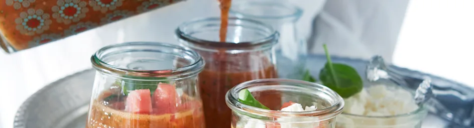 Pittige gazpacho met watermeloen