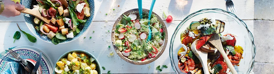 Couscoussalade met avocado en radijs