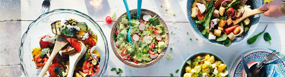 Geroosterde groenten met balsamicodressing