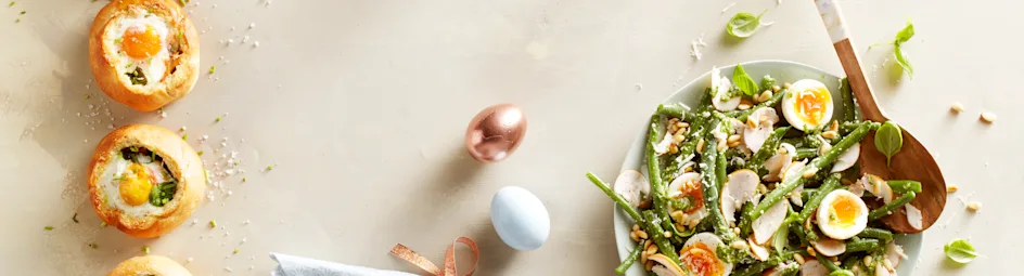 Broodje ei met spinazie en zalm