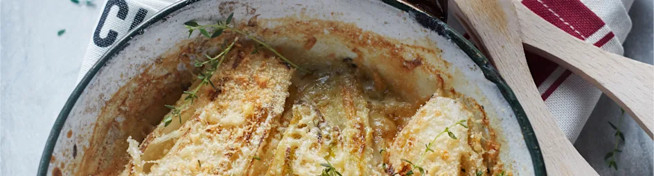 Gegratineerde witlof