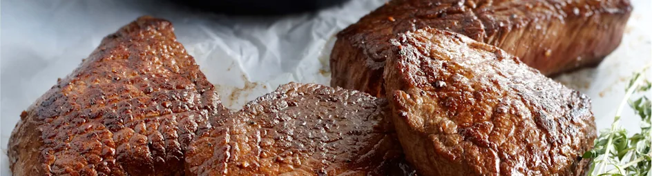 Biefstuk met peper en tijm