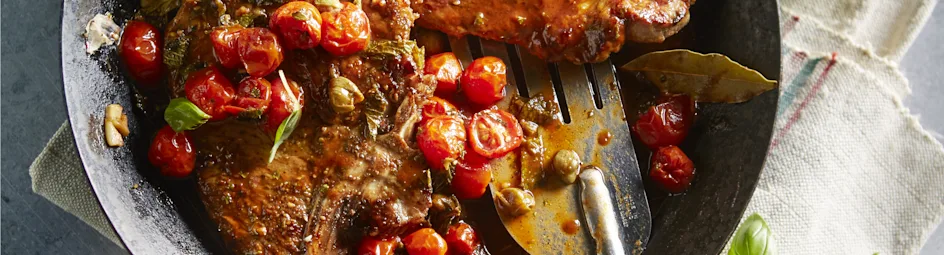 Napolitaanse karbonade met ovengedroogde tomaten