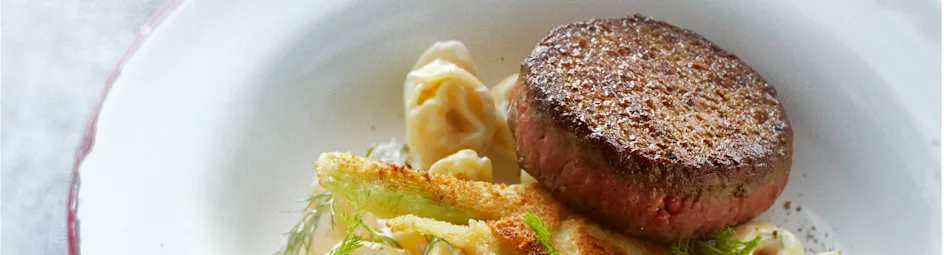 Tartaar met venkel en kaastortellini