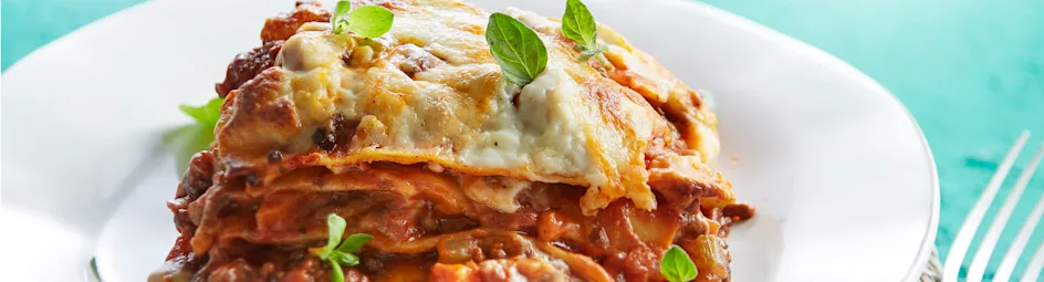 Lasagne al forno met worstvlees