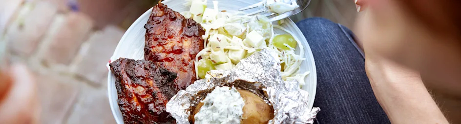 Spareribs met Amerikaanse bbq-saus