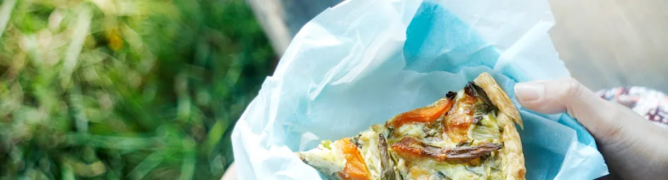 Quiche met voorjaarsgroenten