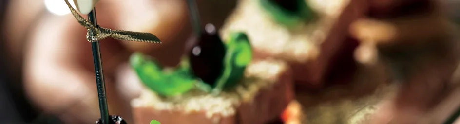 Canapé met wildpaté