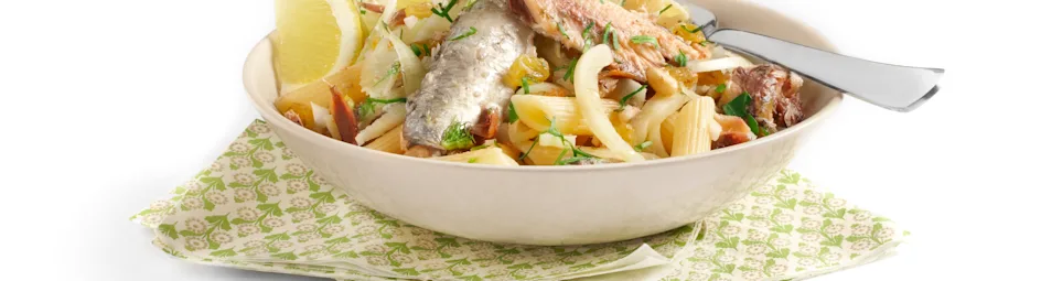 Pasta met vis en venkel