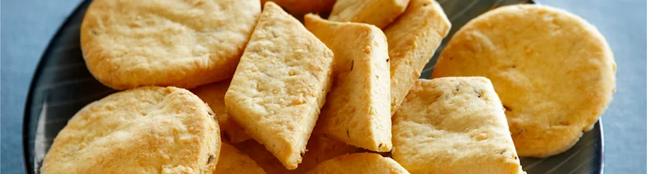 Brosse kaaskoeken met komijn