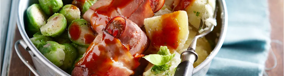 Katenvinken met puntpaprika en rode peper