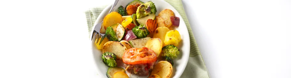 Hollandse wok met gehaktmuffins