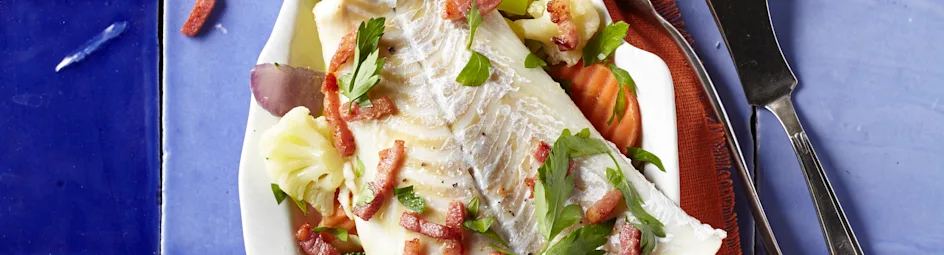 Gestoofde kabeljauw met Hollandse groentenmix