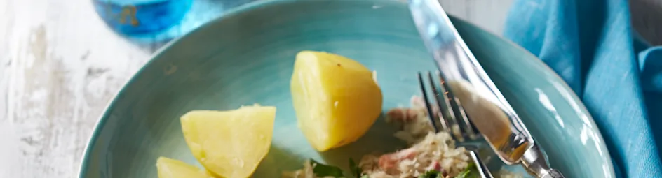 Gekruide zalm met gestoofde zuurkool