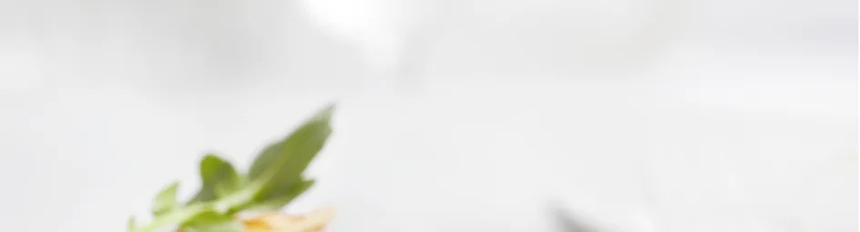 Flensje met rucola en gerookte zalm