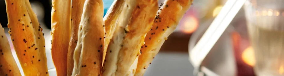 Broodstengels met tapenades