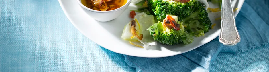 Broccoli met mozzarella en ansjovis