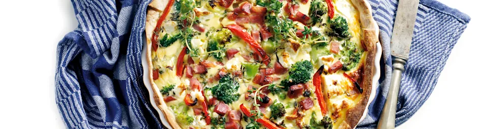 Mediterrane hamquiche