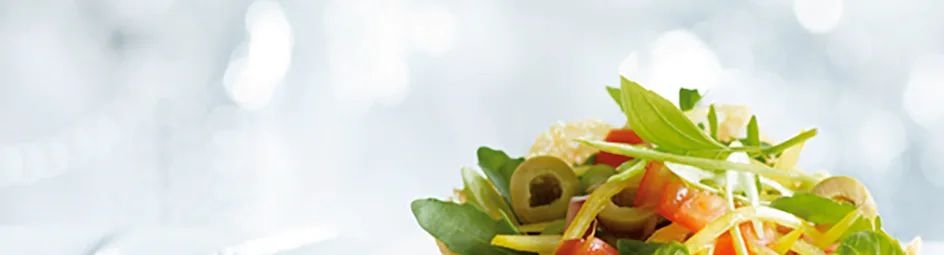 Kaasbakje met Italiaanse salade