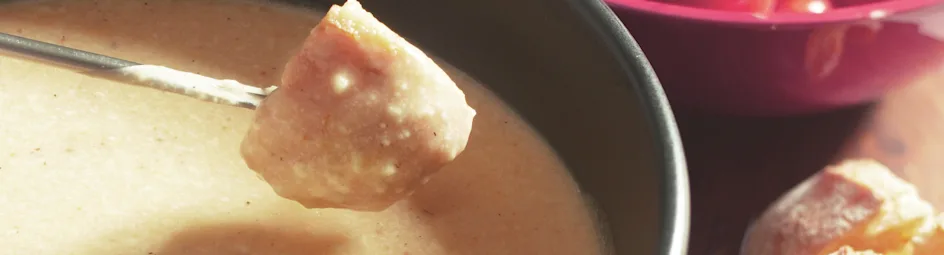 Italiaanse kaasfondue