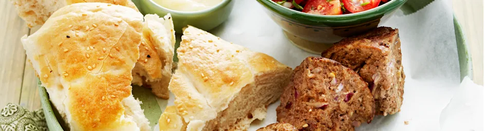 Turks gehakt met frisse salade