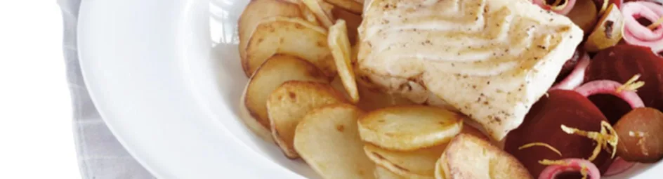 Bietjessalade met vis