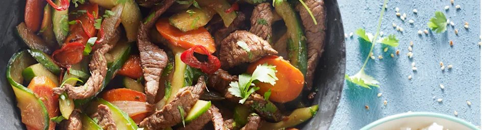 Geroerbakte komkommer