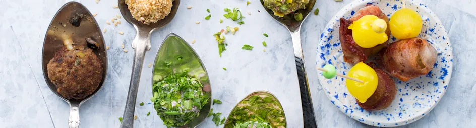 Olijf-gehaktballetjes met kaas