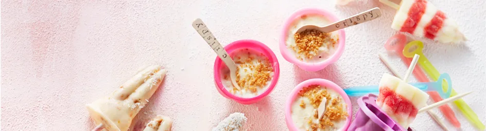 Yoghurtijs banaan-kokos