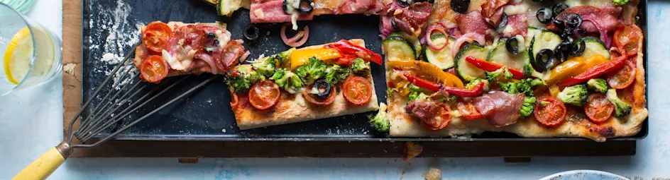 Plaatpizza ‘multicolore'